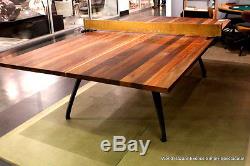 108 Industrial ping pong Sport Table tennis Platform oak walnut iron leather net