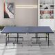 12 Mm Official Size Outdoor Indoor Table Tennis Ping Pong Table With Wheels
