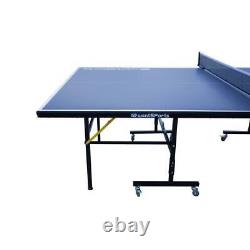 12 mm Official Size Outdoor Indoor Table Tennis Ping Pong Table with Wheels