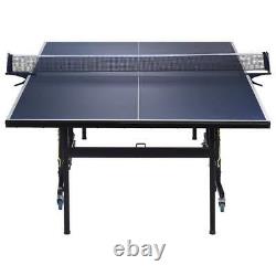 12 mm Official Size Outdoor Indoor Table Tennis Ping Pong Table with Wheels