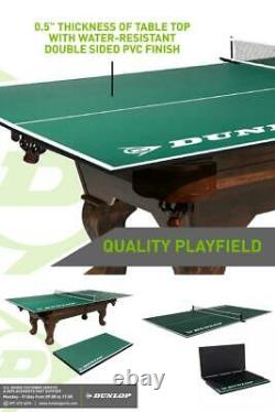 12mm 4-Piece Indoor Table Tennis Table Ping Pong Conversion Top Folding Net