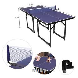 12mm MDF Board Indoor Outdoor Tennis Table Ping Pong Sport Family Party Blue
