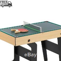 16 in 1 Folding Junior Multi Game Table with Accessories Table Tennis Games Room
