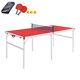 1839176cm Foldable Ping Pong Table Red Rt