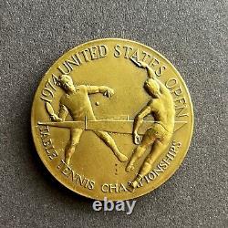 1974 United States Open Table Tennis Championships Ping Pong Medal Norman Hines
