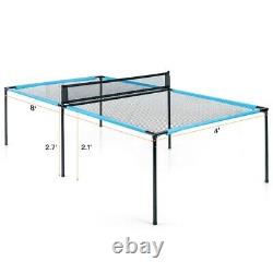 2-In-1 Ping Pong and Table Volleyball Table for Indoor and Outdoor NEW