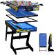 4-in-1 Multi Game Combination Table Set, 48 Mini Foosball, Ping Pong, Pool Tabl