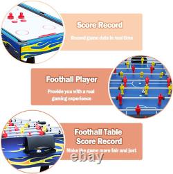 4-In-1 Multi Game Combination Table Set, 48 Mini Foosball, Ping Pong, Pool Tabl