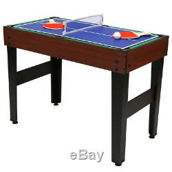 4-In-1 Multi Sports Table Including Pool, Football, Push Hockey & Table Tennis