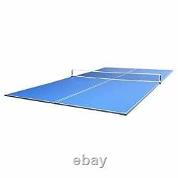 4 Piece Table Tennis Conversion Top for Billiard&Ping Pong Table with Ping Pong Ne