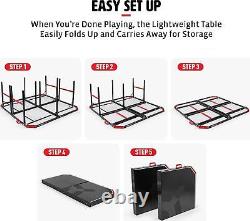 4-Way Table Tennis Hyper Pong All Accessories Included 2 to 4 Players