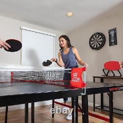 4-Way Table Tennis Hyper Pong All Accessories Included 2 to 4 Players