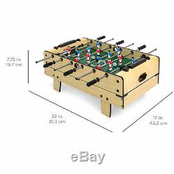 4-in-1 Pool Foosball Ping Pong Air Hockey Arcade Game Table Set Multifunctional