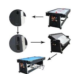 4 in 1 pool table, Air Hockey, Table Tennis and dining table