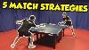 5 Most Effective Strategies To Win At Table Tennis