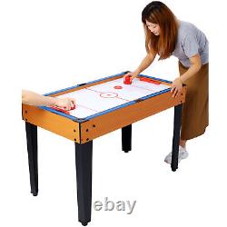 5-in-1 Multi-Game Table Billiards Push Hockey Foosball Ping Pong & Basketball