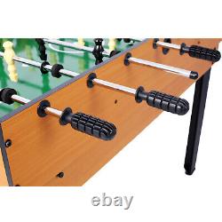 5-in-1 Multi-Game Table Billiards Push Hockey Foosball Ping Pong & Basketball