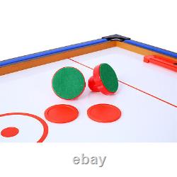 5-in-1 Multi-Game Table Billiards Push Hockey Foosball Ping Pong & Basketball