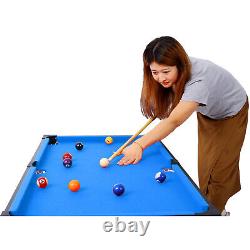 5-in-1 Multi-Game Table Billiards Push Hockey Foosball Ping Pong & Basketball