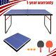 54'' Table Tennis Table Midsize Foldable & Portable Ping Pong Table Set With Net