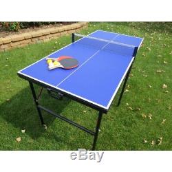60 PORTABLE TABLE TENNIS PING PONG SET FOLDING TRAVEL GAME with PADDLES & BALLS