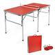 60 Portable Table Tennis Ping Pong Folding Table Withaccessories See Details