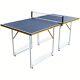 6ft Mid-size Table Tennis Table Foldable And Portable Ping Pong Table Set For