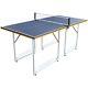 6ft Mid-size Table Tennis Table Foldable & Portable, Ping Pong Table Set For I