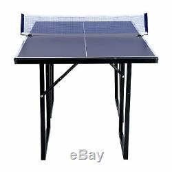 6x3ft Multi-Use Compact Midsize Tennis Table Folding Ping-pong Table Free