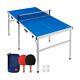 6x3ft Portable Ping Pong Table Game Set, Folding Indoor