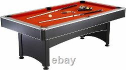 7 Foot Pool Table + Table Tennis Top Includes Billiard + Ping Pong Accessories