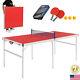 72 Indoor Outdoor Tennis Table Ping Pong Sport Foldable Withnet Post Racket Set