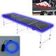 8' Beer Pong Table Folding Table Withled Glow Lights For Outdoor Indoor Game Party