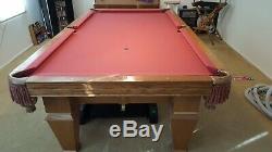 8' Brunswick Citadel Pool Table & Accessories (incl. Ping Pong Conversion Table)