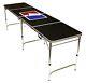 8 Folding Beer Pong Table With Bottle Opener Ball Rack And 6 Pong Balls