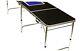 8' Folding Beer Pong Table With Bottle Opener, Ball Rack And 6 Sports (white)