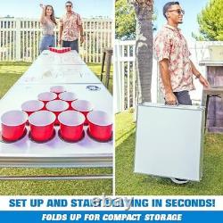 8 Foot Portable Beer Pong / Tailgate Tables Black, 8-Feet Custom Dry Erase