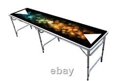 8-Foot Professional Beer Pong Table Bubbles Edition