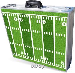 8-Foot Professional Beer Pong Table/Tailgate Table/Picnic Table Football Field