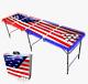 8-foot Professional Beer Pong Table Withcup Holes, Led Lights & Pong Balls Ameri
