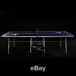 9' Ping Pong Table Table Tennis 108 x 60 15 mm MDF with Paddles