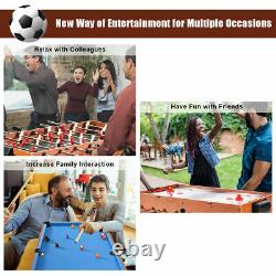 All New 3-in-1 Combo Game Table Billiards Foosball Soccer Pool Slide Air Hockey