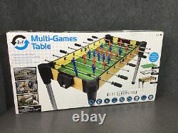 Ambassador Game Table 3 In 1 Ping Pong Hockey Foosball M73E