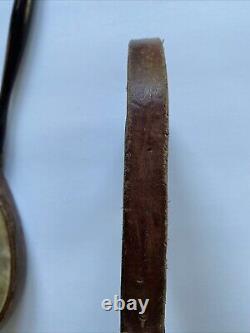 Antique Ping Pong Vellum Wooden Handle Victorian Paddles Vintage