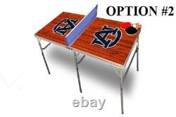Auburn University Portable Table Tennis Ping Pong Folding Table withAccessories