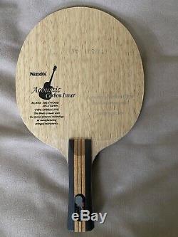 Authentic Nittaku Acoustic Carbon Inner FL Table Tennis PingPong Blade Near-Mint