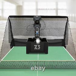 Automatic Training Table Tennis Ping Pong Ball Pitching Machine With 100Balls+Net