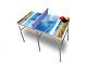 Beach Dock 3 Portable Tennis Ping Pong Folding Table Withaccessories
