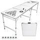 Beer Pong Table Portable Party Custom Dry Erase 8ft Folding Official Cup Holes