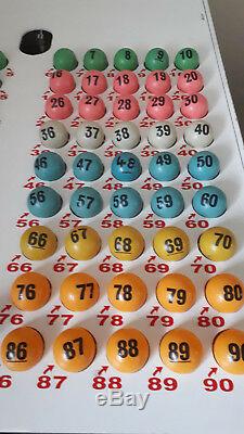 Bingo Blower Balls Bingo Balls 38mm Table Tennis Balls Vintage Used
